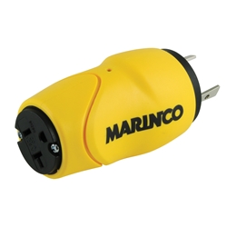 Marinco S30-15 Straight Blade Connector 15/20A 125V & Locking Plug 30A 125V | Blackburn Marine Dock & Marine Shore Power